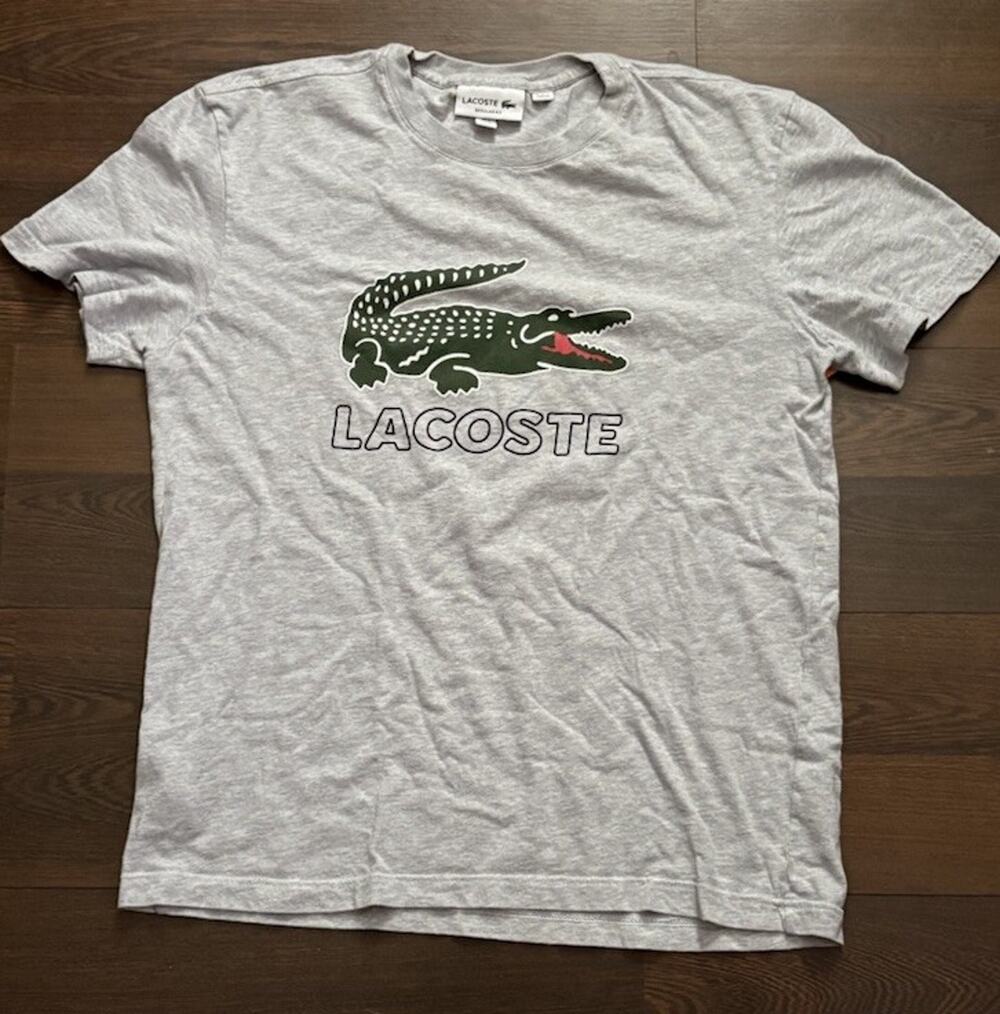 Lacoste luxury streetwear tee men’s medium FR(4)